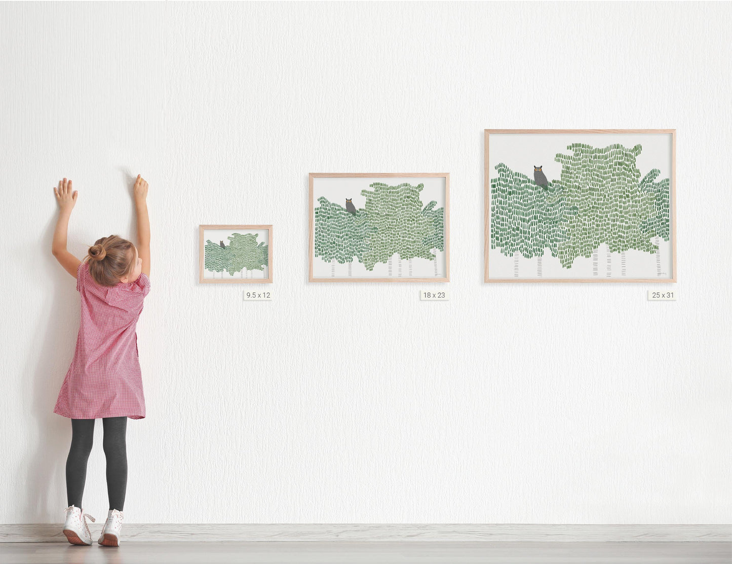 Nesting Great Horned Owl Art Print - Signed and Printed by Jorey Hurley - 251109