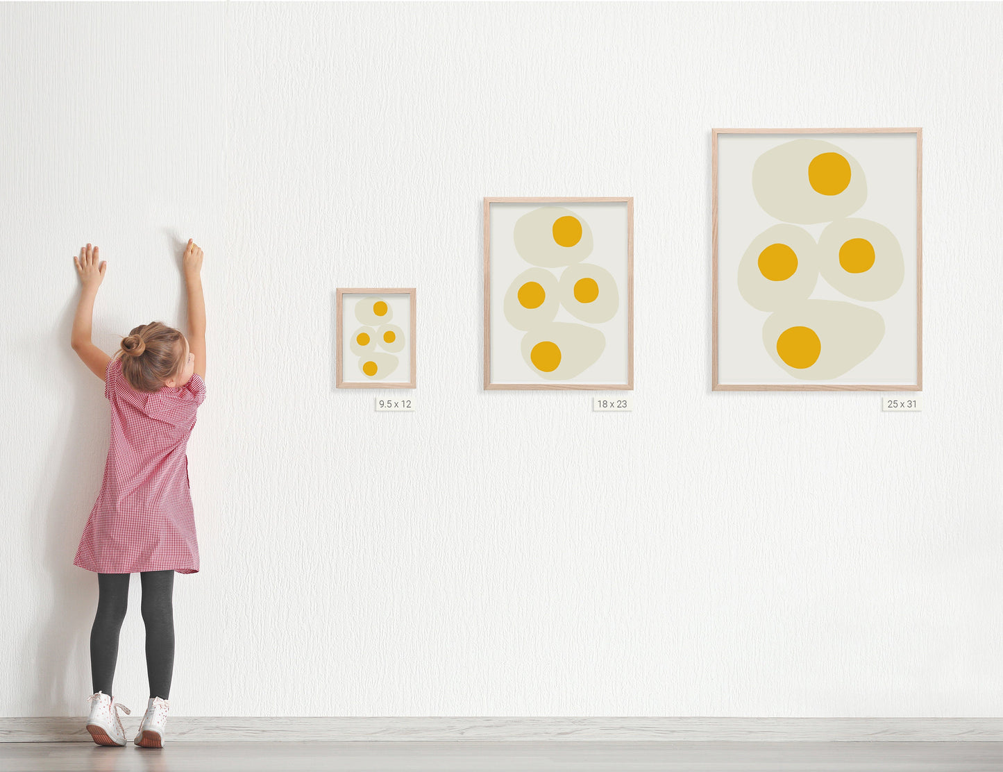 Sunny Side Up Eggs Art Print - Unframed or Framed - 140321