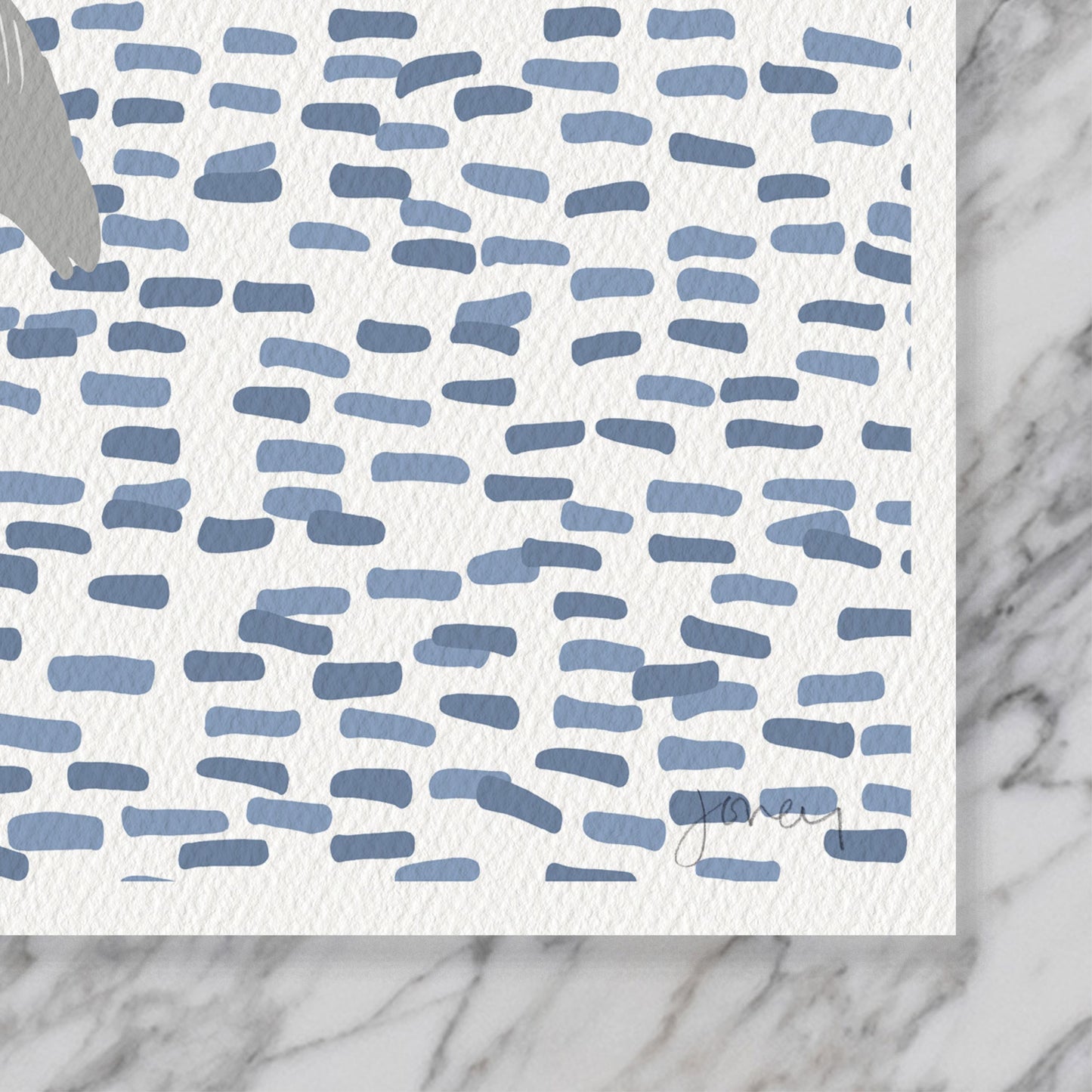 Great Blue Heron and Mangrove Art Print - Unframed or Framed - 250403