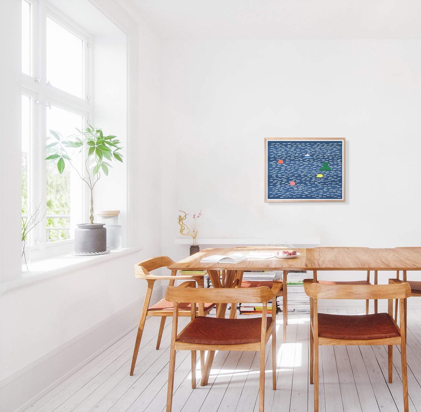 Spring Moorings Art Print - Signed by Jorey Hurley - 260412