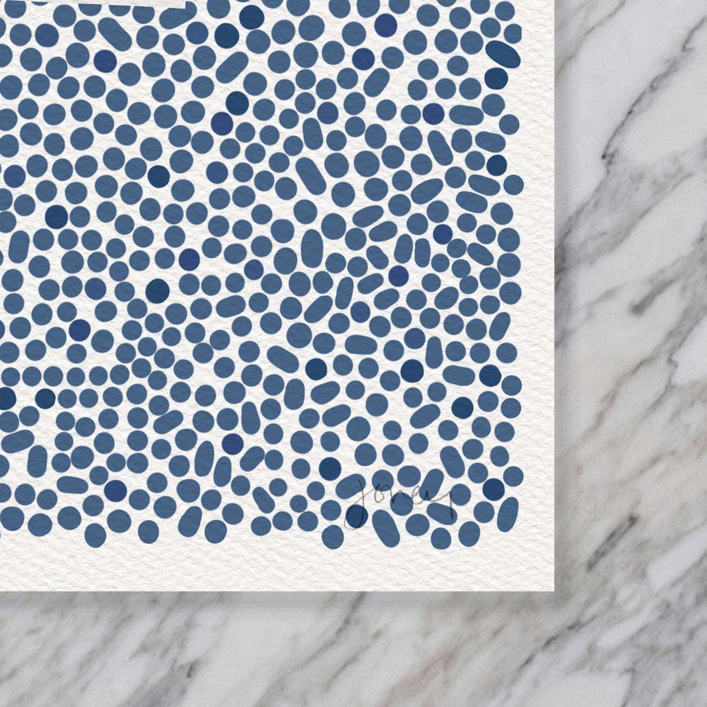 Cormorant on Buoy Art Print - Framed or Unframed - 140812