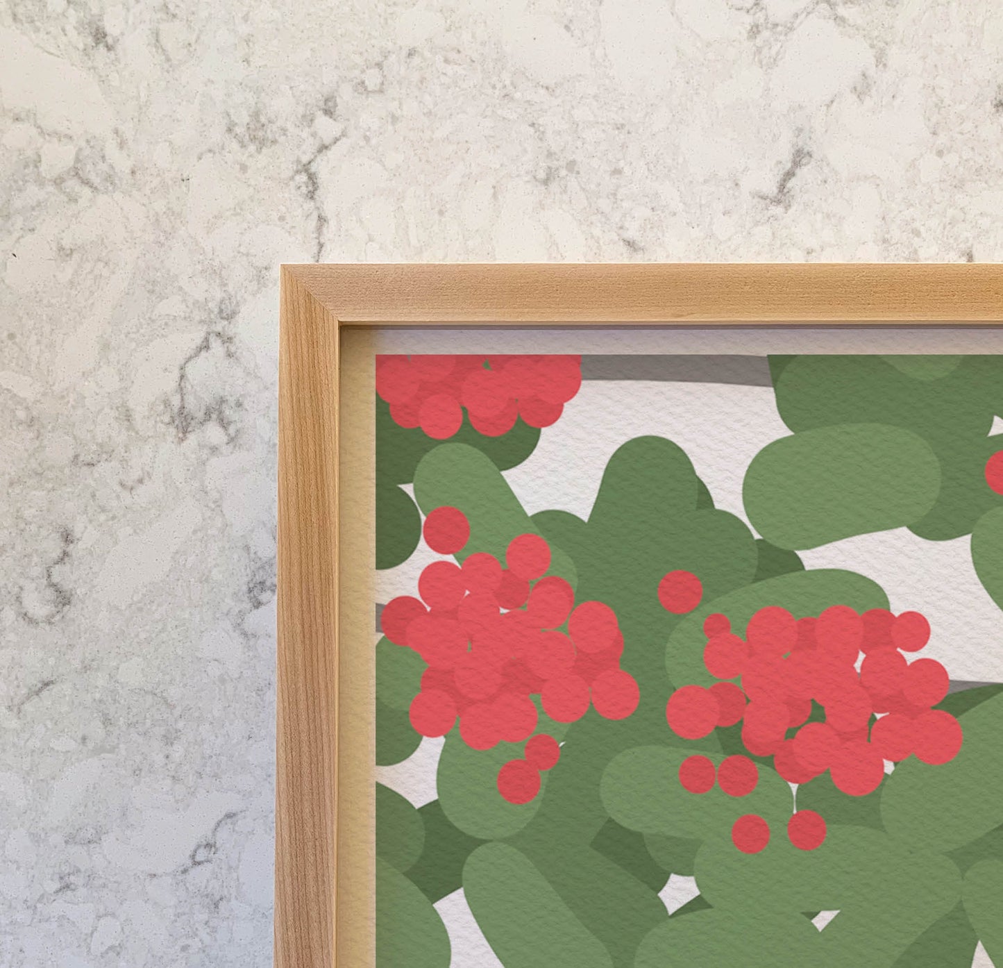 Chickadees and Toyon Berries Art Print - Unframed or Framed - 141116