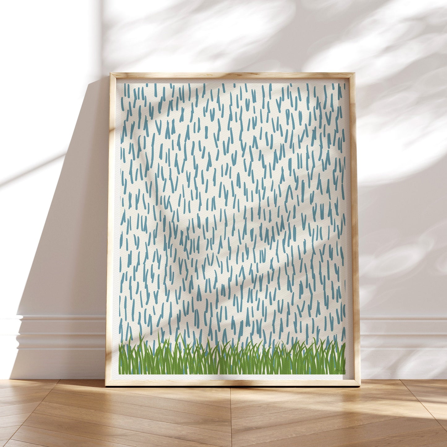 Spring Rain Art Print - Unframed or Framed - 141204