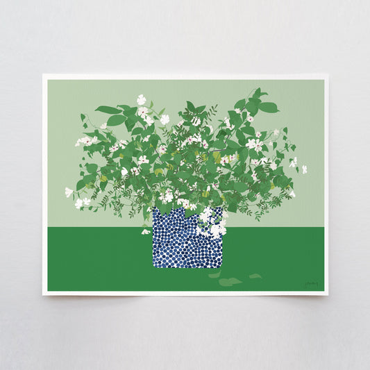 Japanese Snowbell Still Life Art Print - Unframed or Framed - 200705