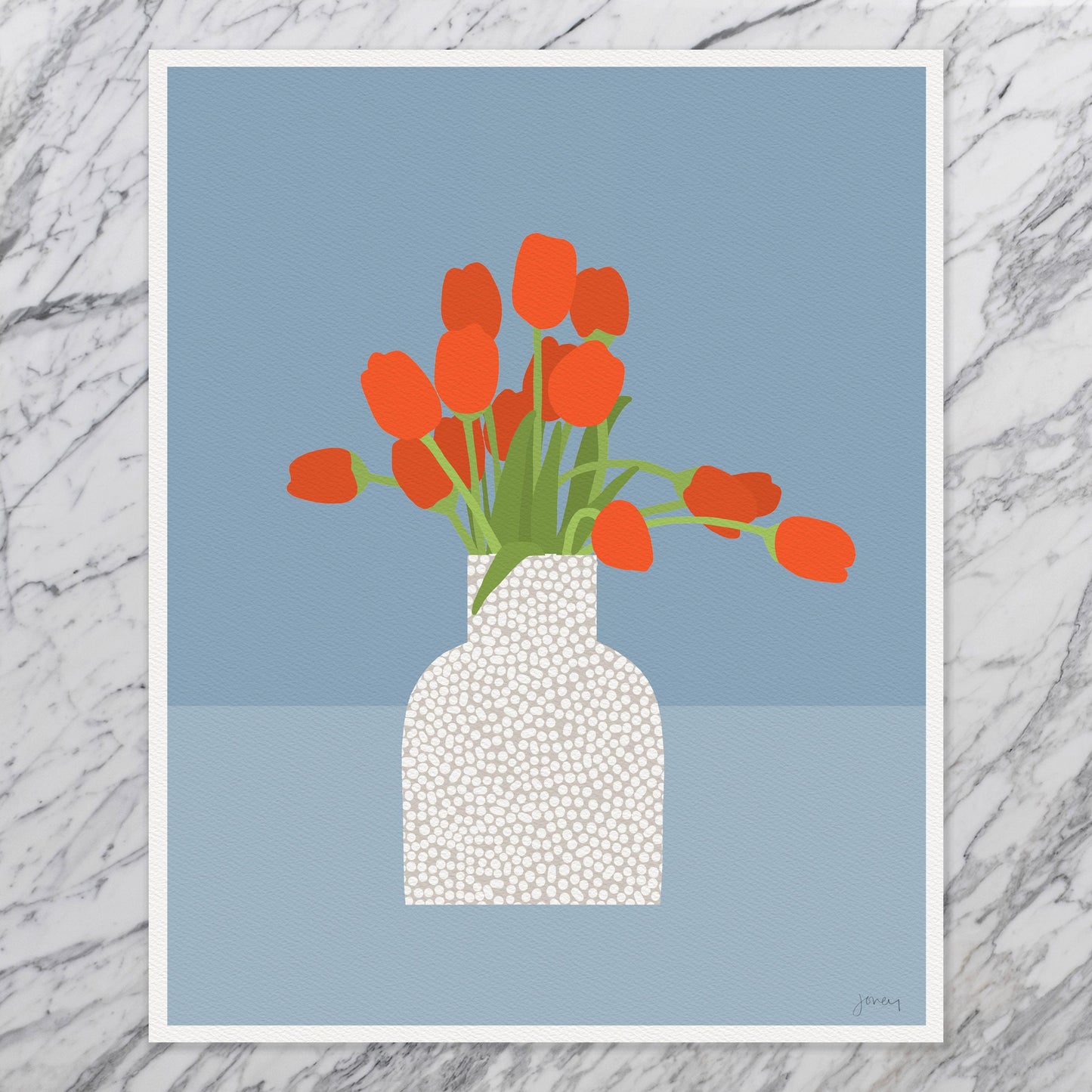 Tulips Still Life Art Print - Unframed or Framed - 250117