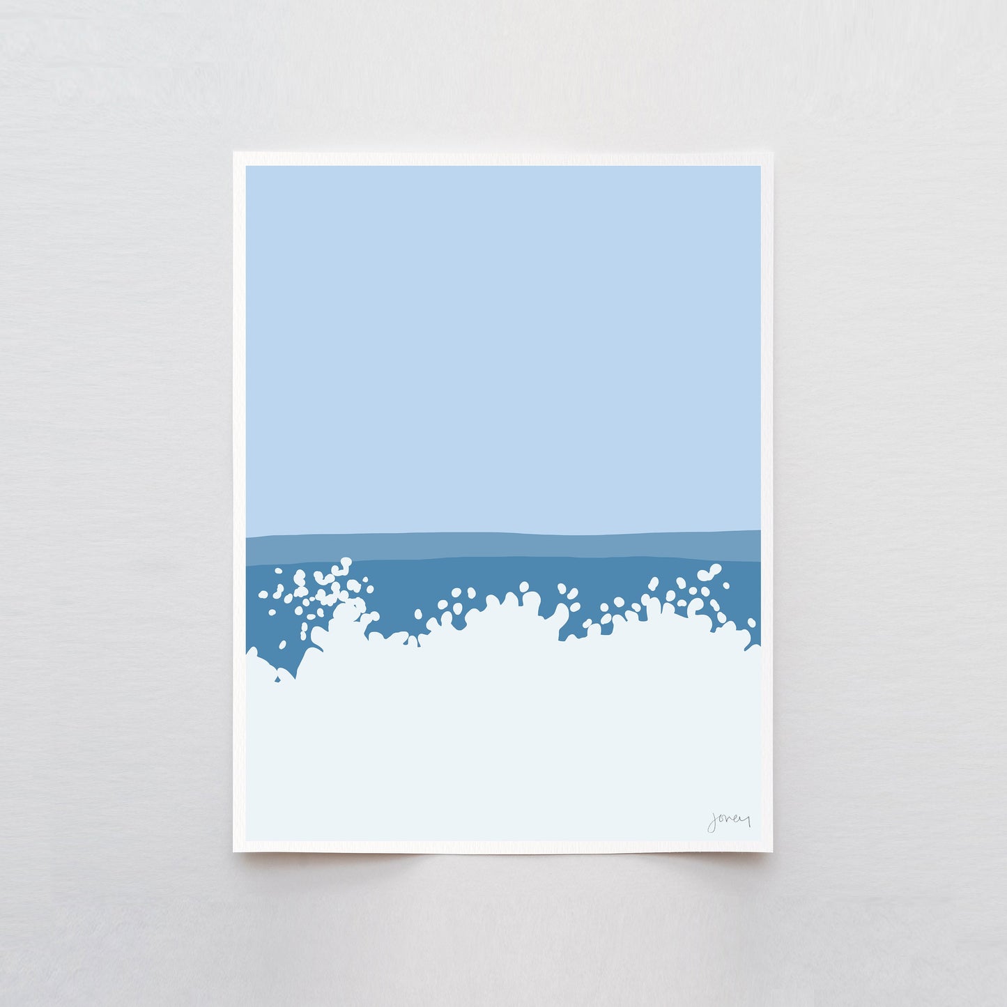 Breaking Waves Art Print - Unframed or Framed - 130507