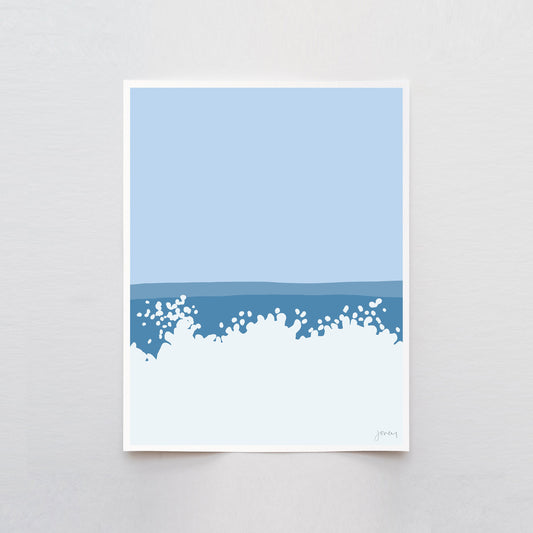 Breaking Waves Art Print - Unframed or Framed - 130507