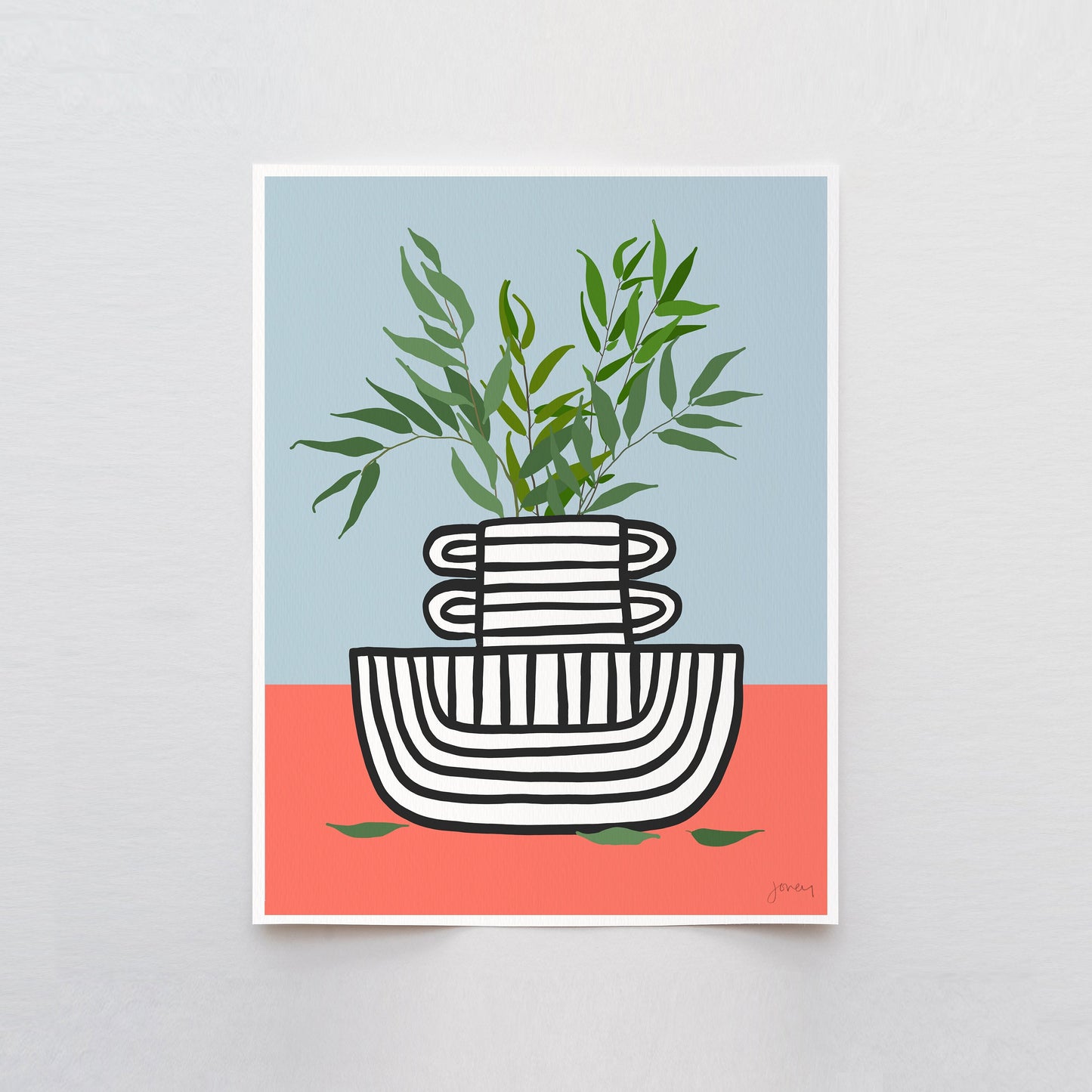 Willow Abstract Still Life Art Print - Unframed or Framed - 210102