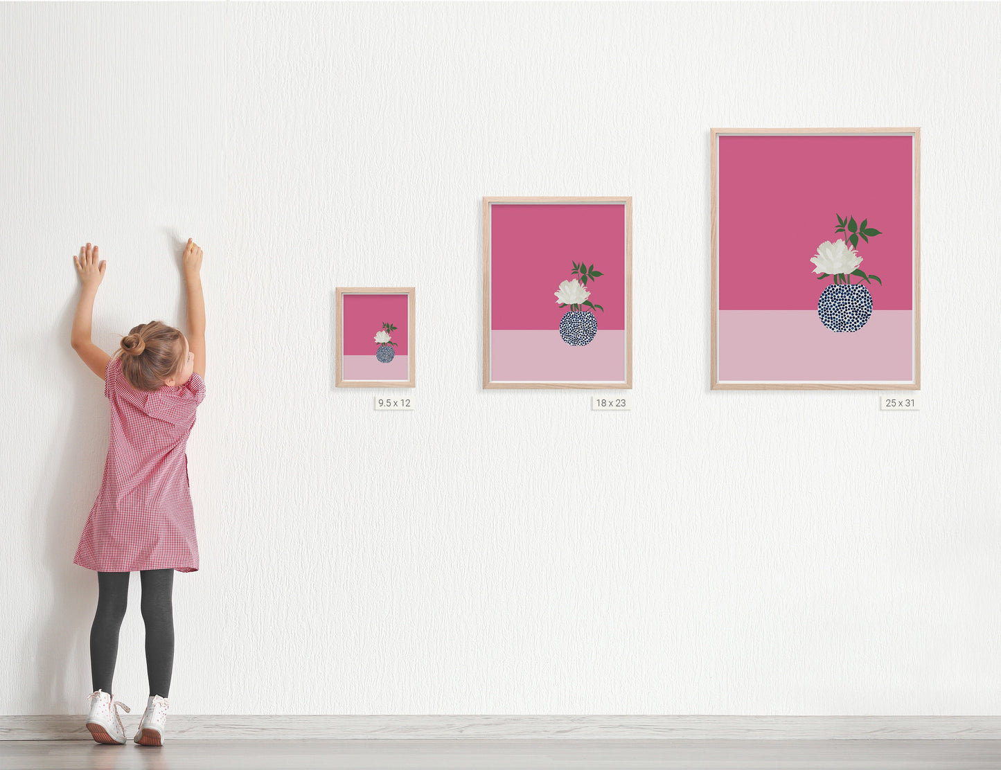 White Peony Still Life Art Print - Unframed or Framed - 220221