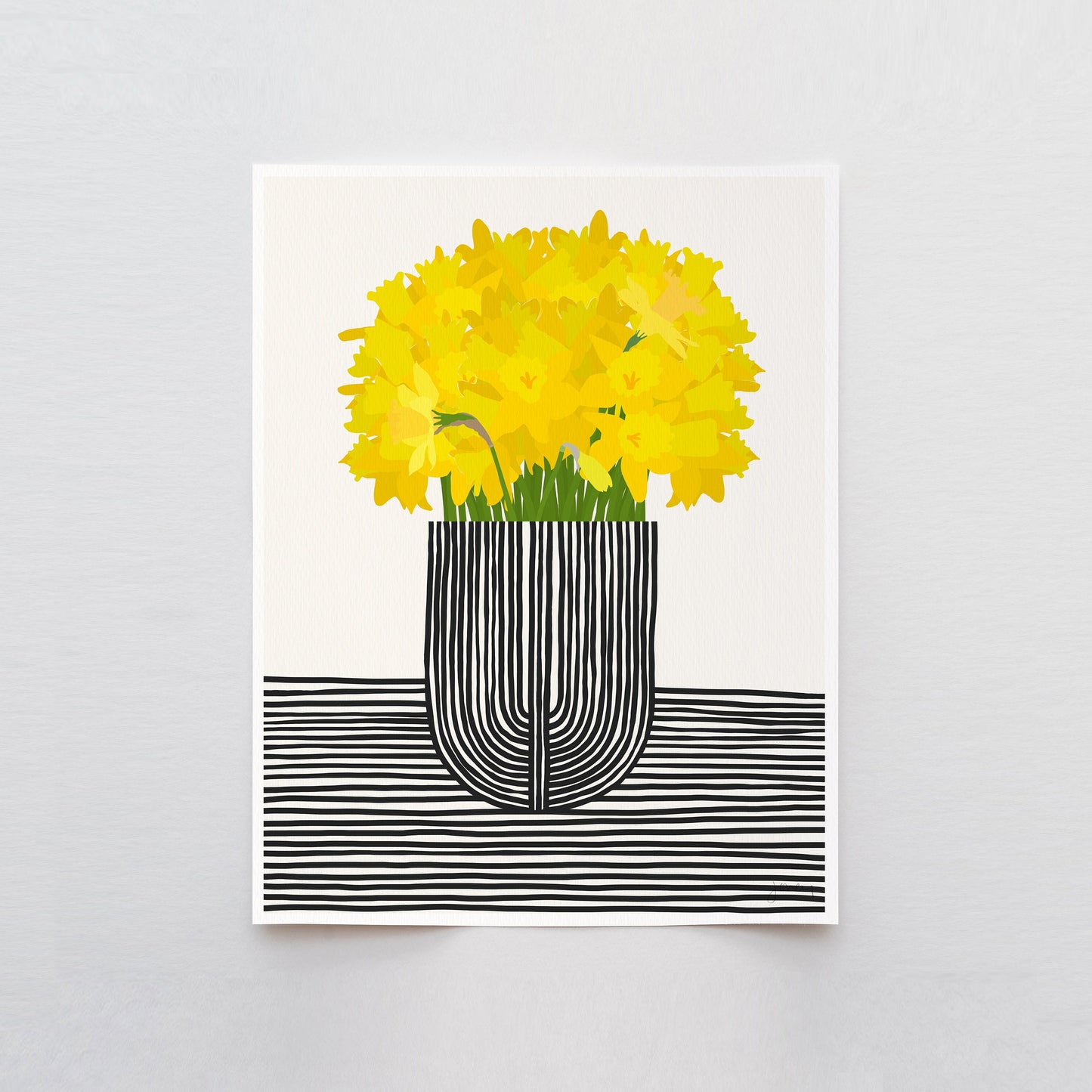 Daffodil Life Art Print - Unframed or Framed - 220205