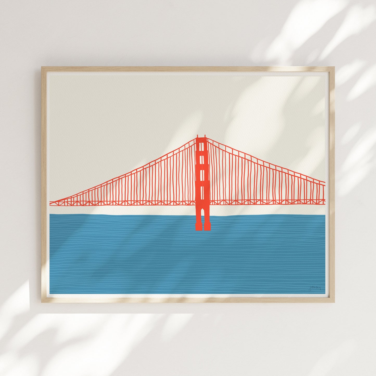 Golden Gate Bridge Art Print - Left - Unframed or Framed - 150323