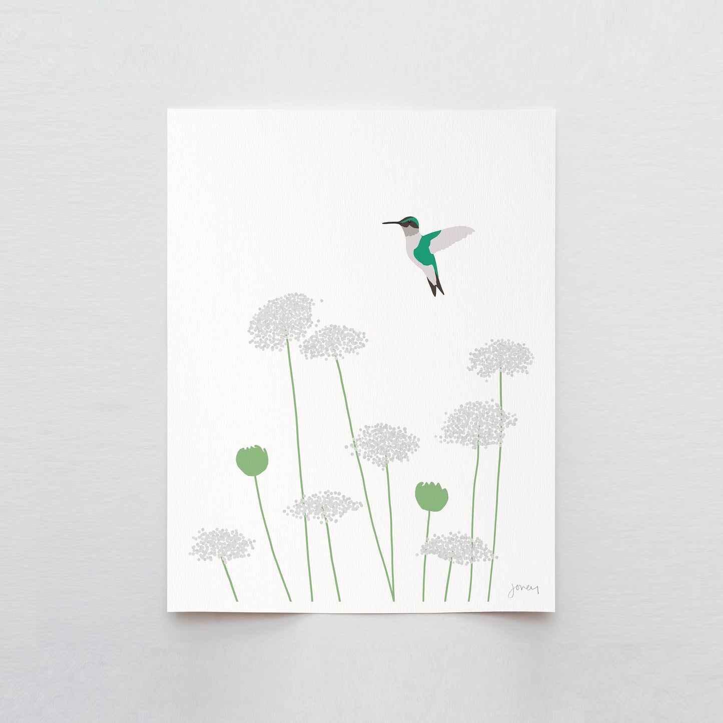 Hummingbird Art Print - Unframed or Framed - 140325
