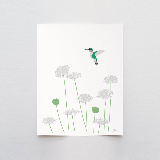 Hummingbird Art Print - Unframed or Framed - 140325