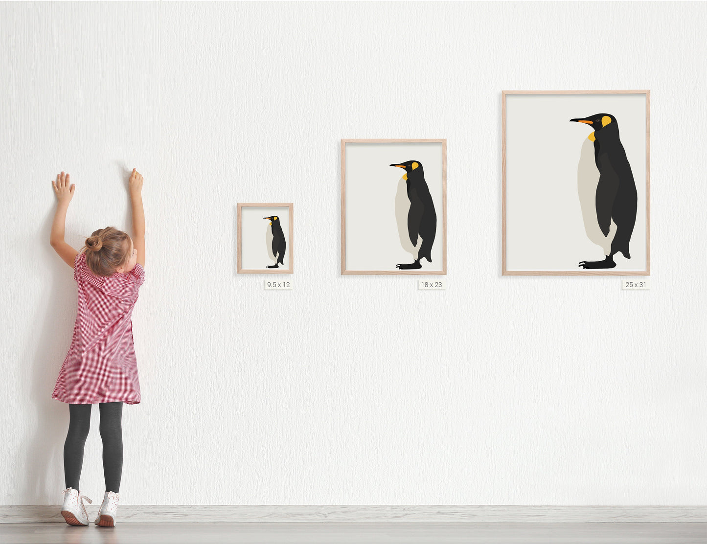 Emperor Penguin Art Print - Unframed or Framed - 151203