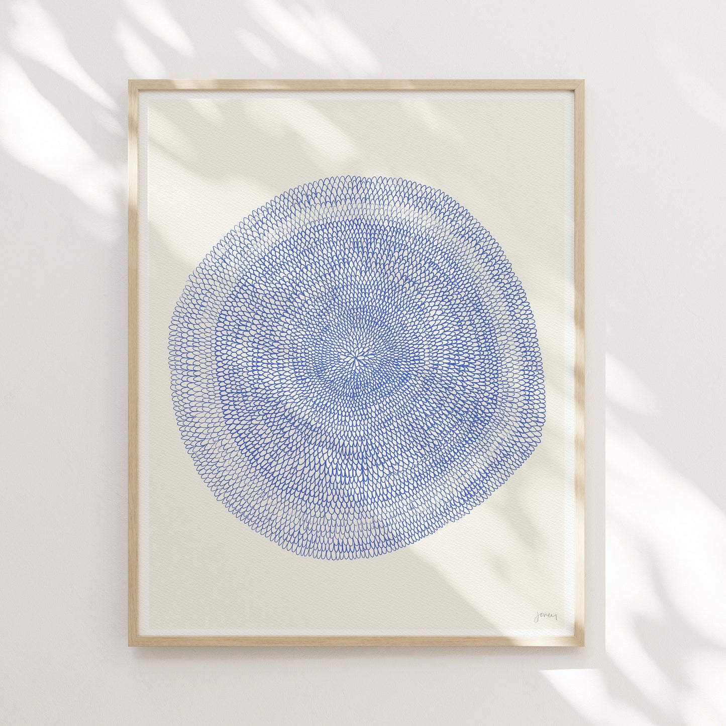 Flower Petal Abstract Art Print - Unframed or Framed - Contemporary Wall Art - 141006