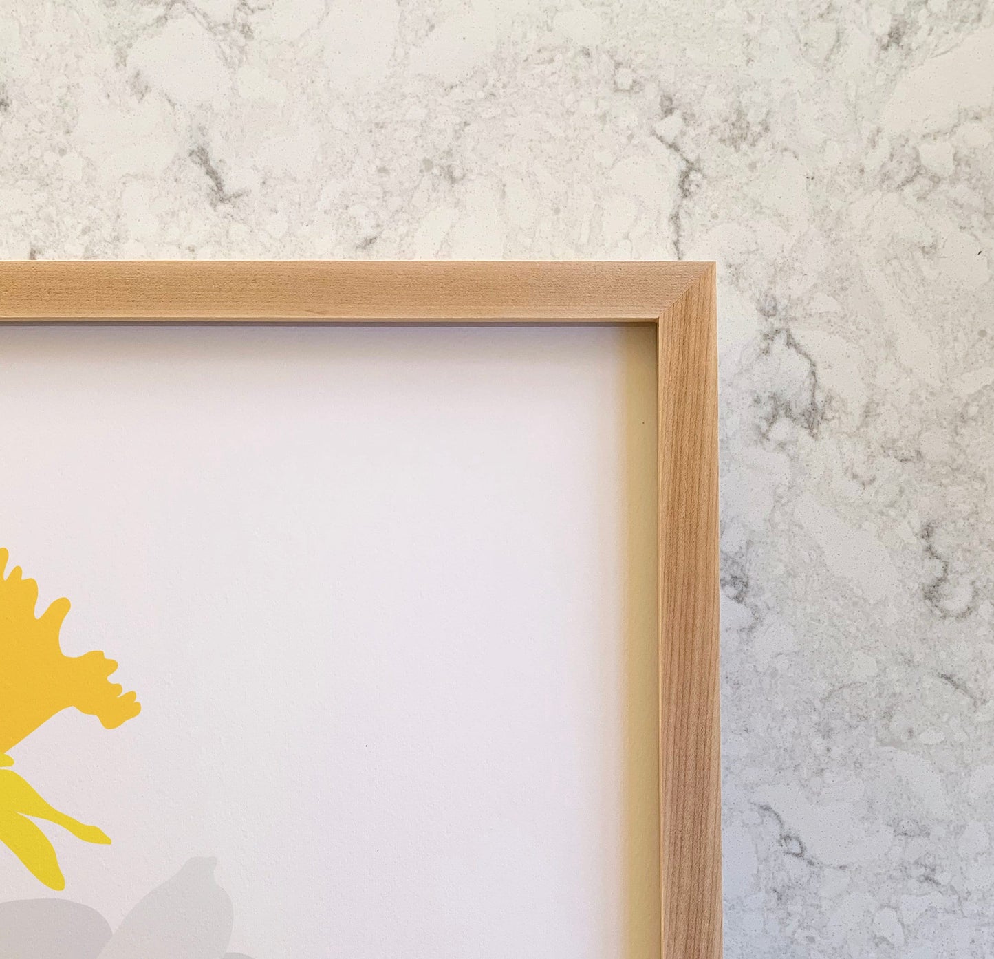 Abstract Vase of Daffodils Art Print - Unframed or Framed - 200816