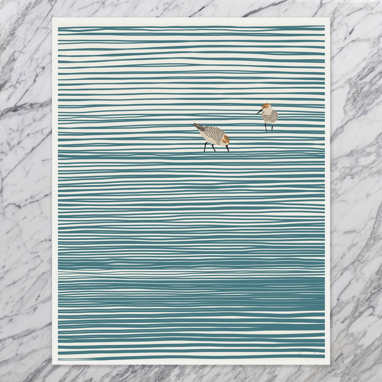 Sandpipers Art Print - Unframed or Framed - 141105