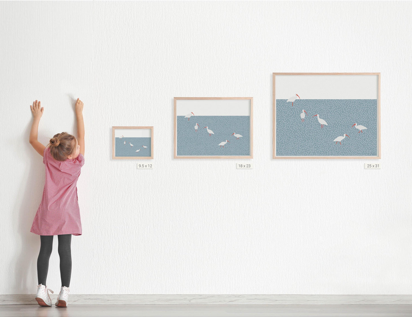 American White Ibis Art Print - Unframed or Framed - 241215