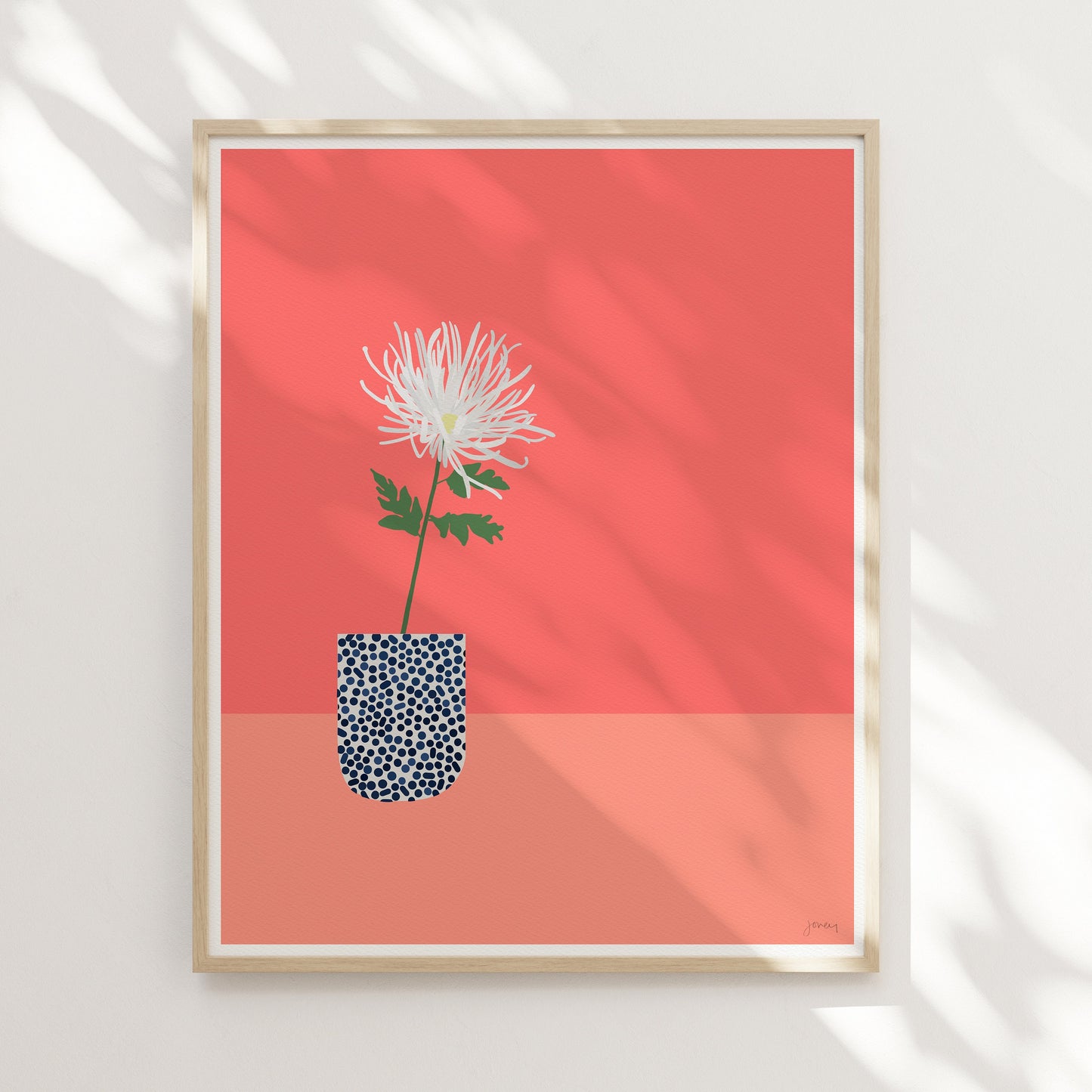 Chrysanthemum Abstract Still Life Art Print - Unframed or Framed - 220213