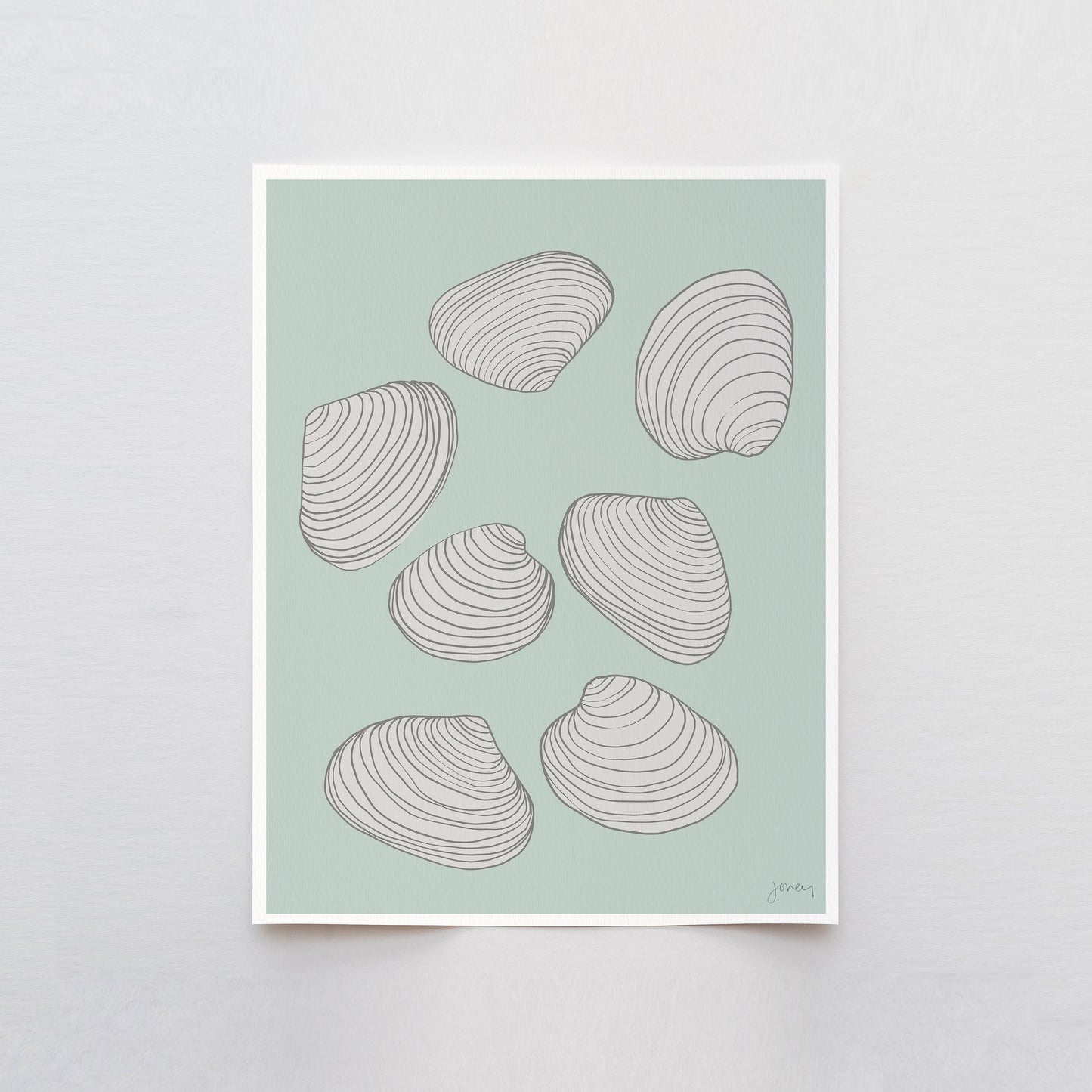 Clam Shells Art Print - Unframed or Framed - 130808