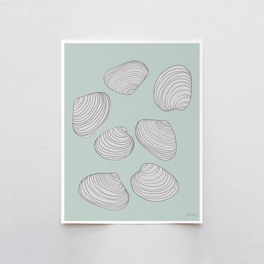 Clam Shells Art Print - Unframed or Framed - 130808