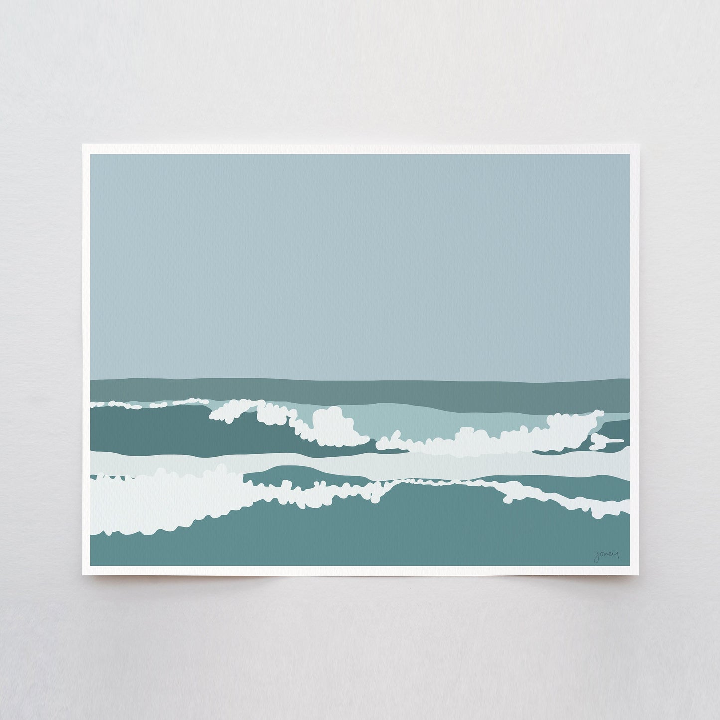 Beach Surf Break Art Print - Unframed or Framed - 160218