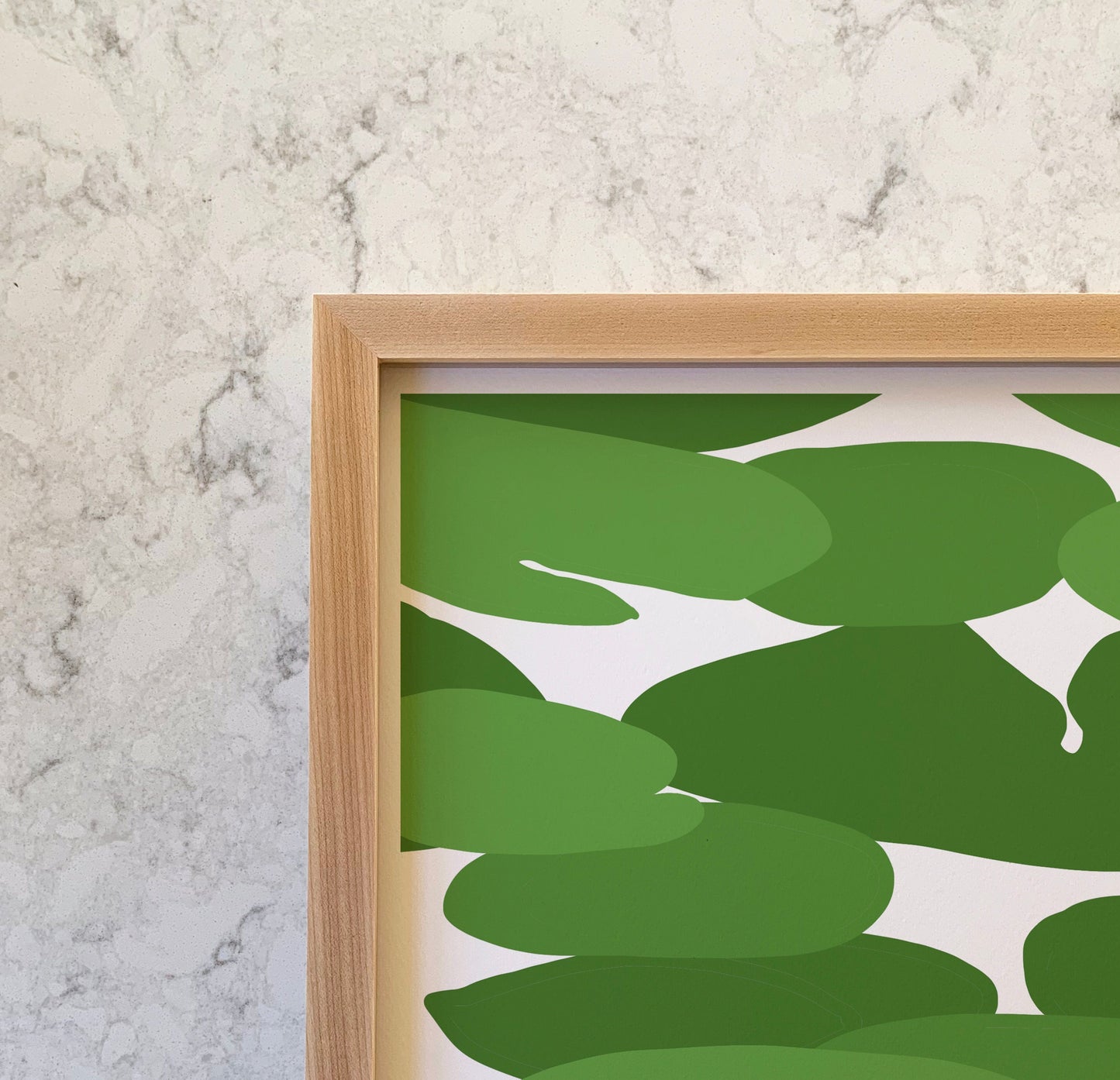 Frog on Lily Pads Art Pint - Unframed or Framed - 130606