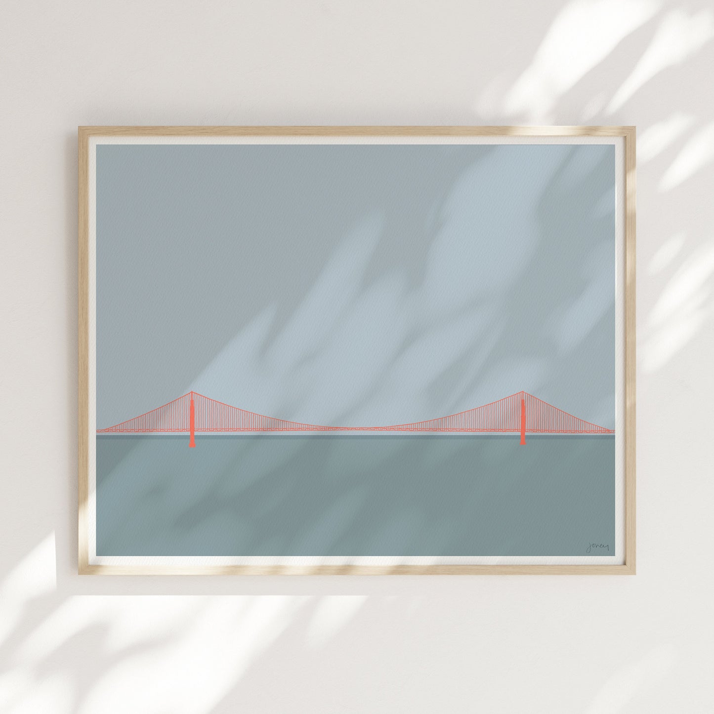 Golden Gate Bridge Landscape Art Print - Unframed or Framed - 230806