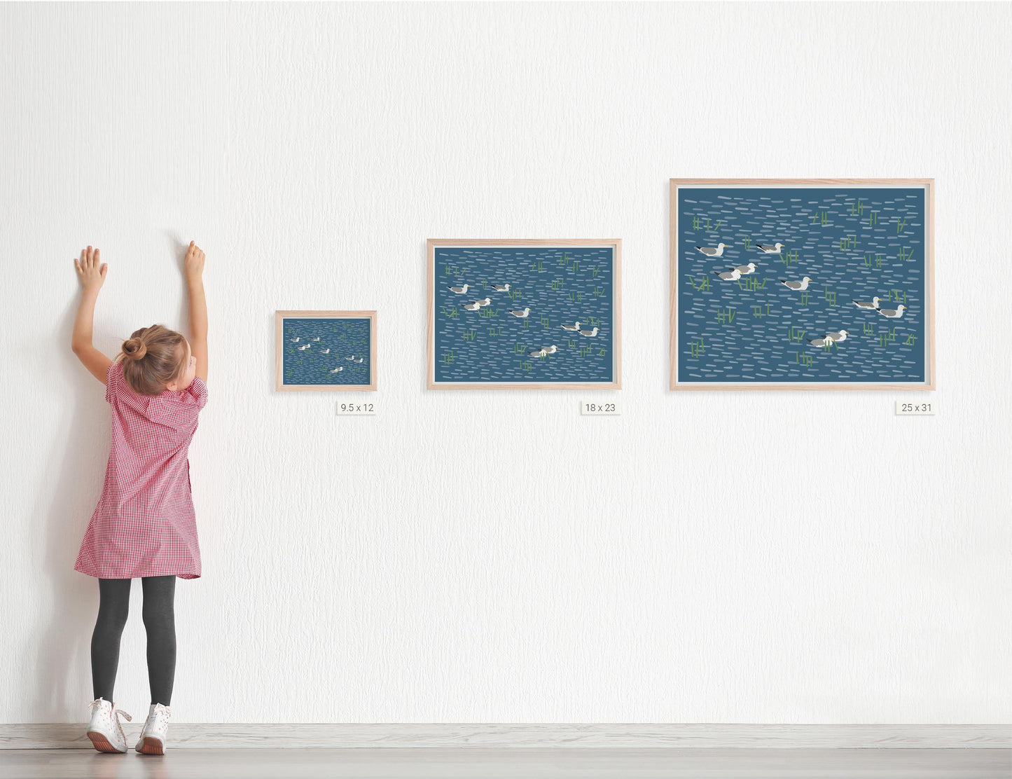 Seagulls in the Marsh - Signed - 260419