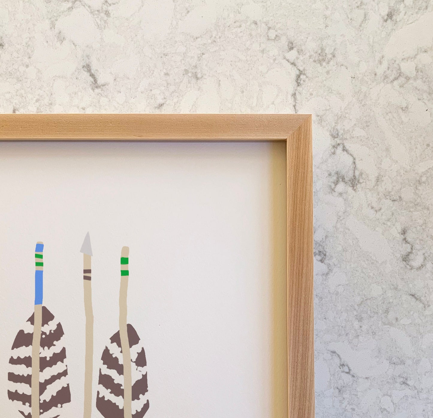 Arrows Feather Fletched Art Print - Unframed or Framed - 120328