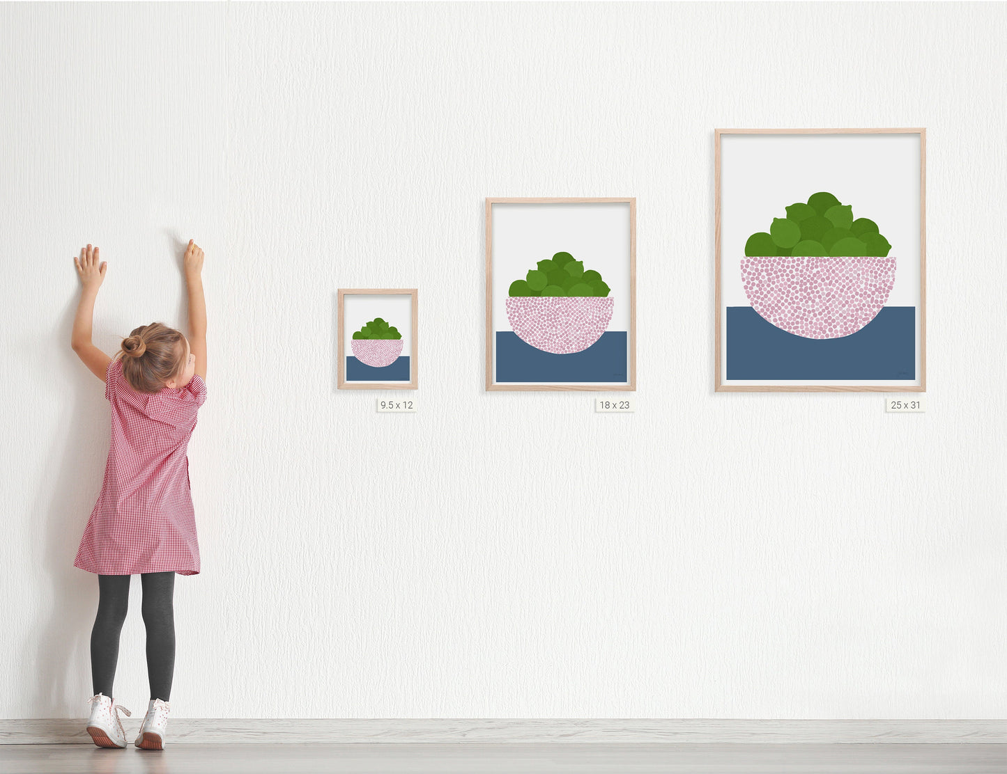 Bowl of Limes Abstract Still Life Art Print - Framed or Unframed - 230409