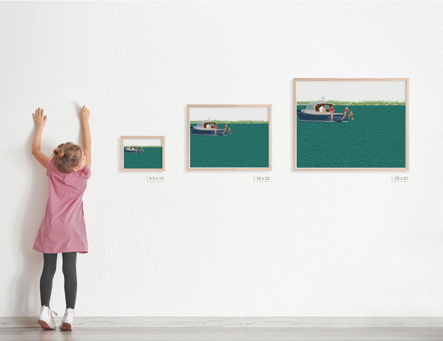 Hinckley Picnic Boat Swim - Unframed or Framed - 211029