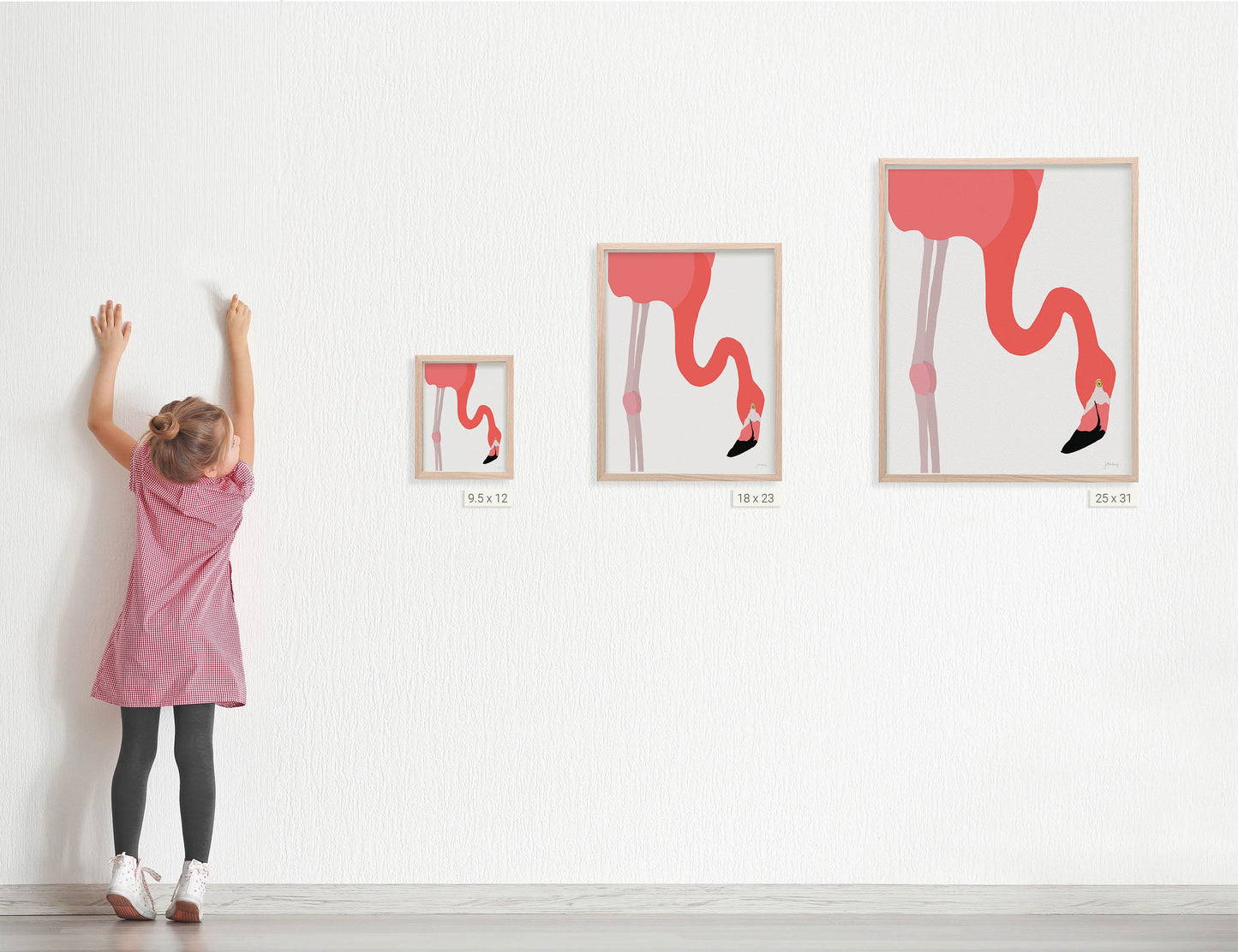 American Flamingo Art Print - Unframed or Framed - 230117