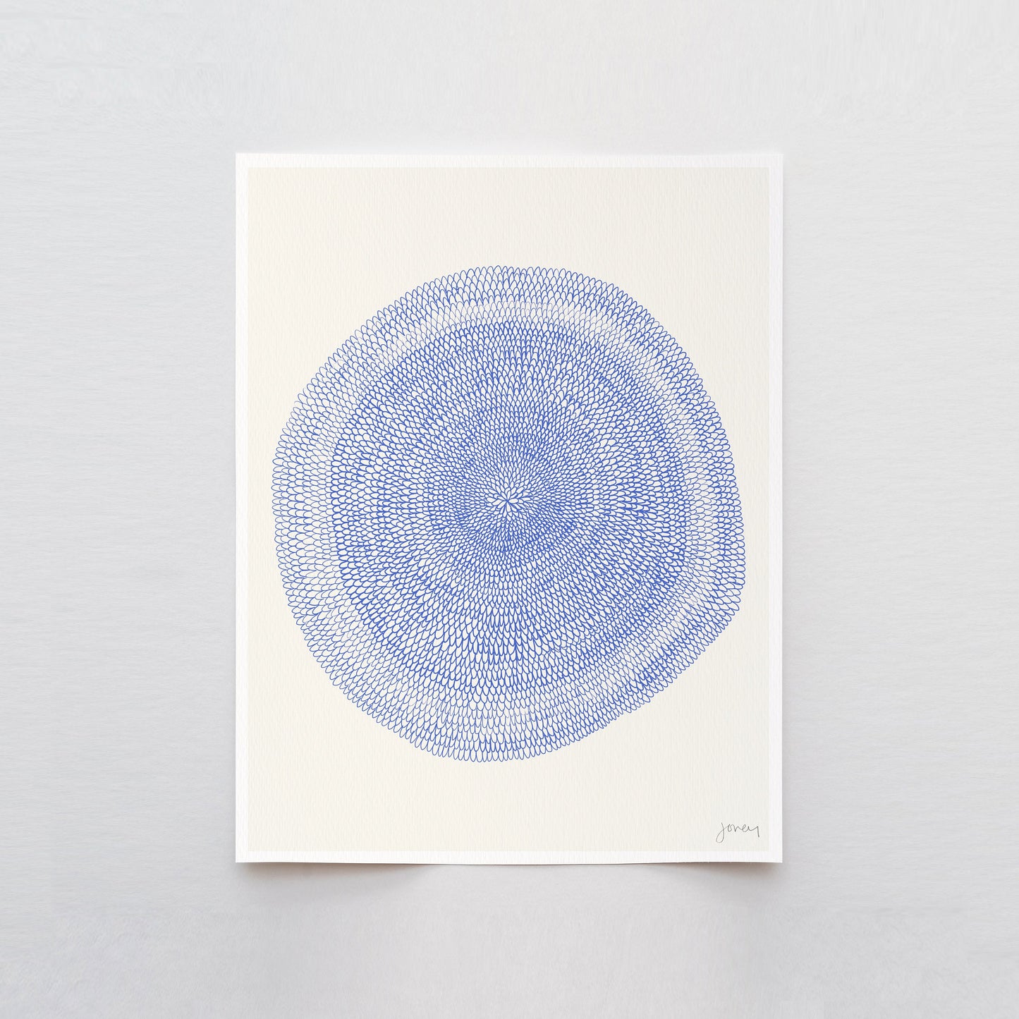 Flower Petal Abstract Art Print - Unframed or Framed - Contemporary Wall Art - 141006