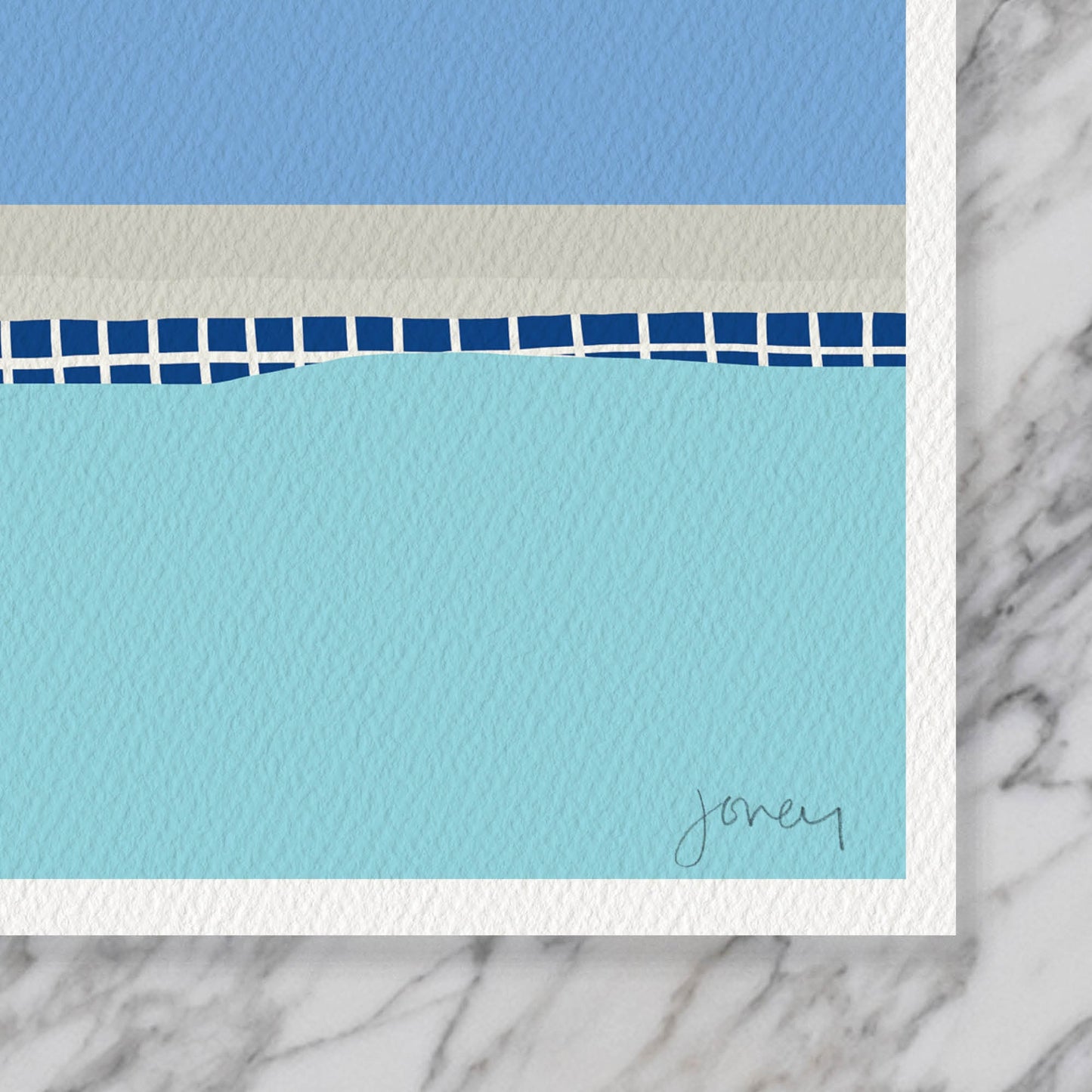 Girl Jumping Off Diving Board Art Print - Unframed or Framed - 150713