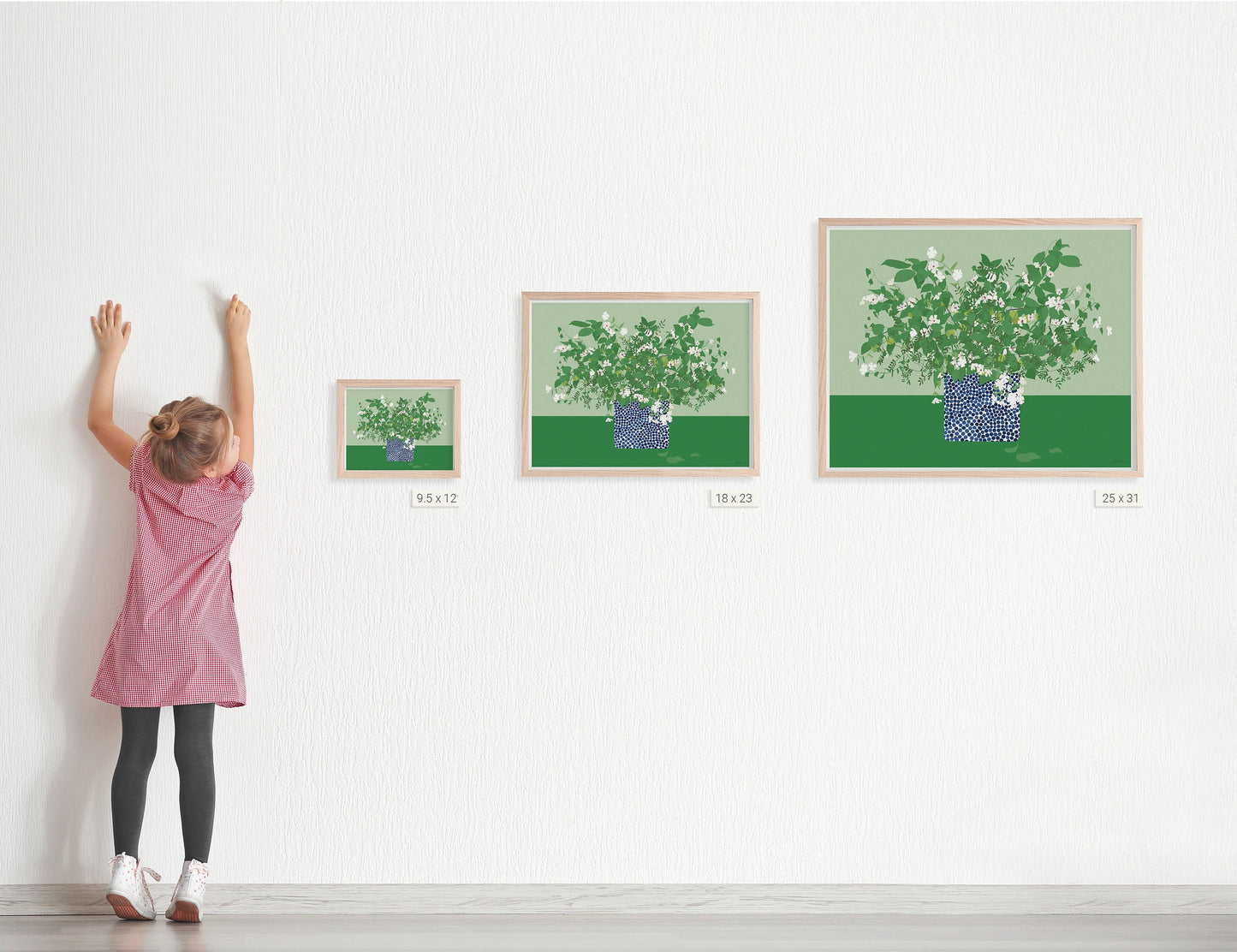 Japanese Snowbell Still Life Art Print - Unframed or Framed - 200705