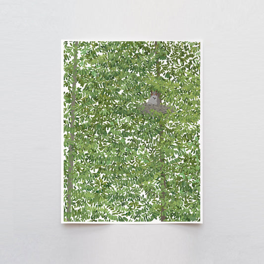 Great Horned Owl Art Print - Unframed or Framed - 220215