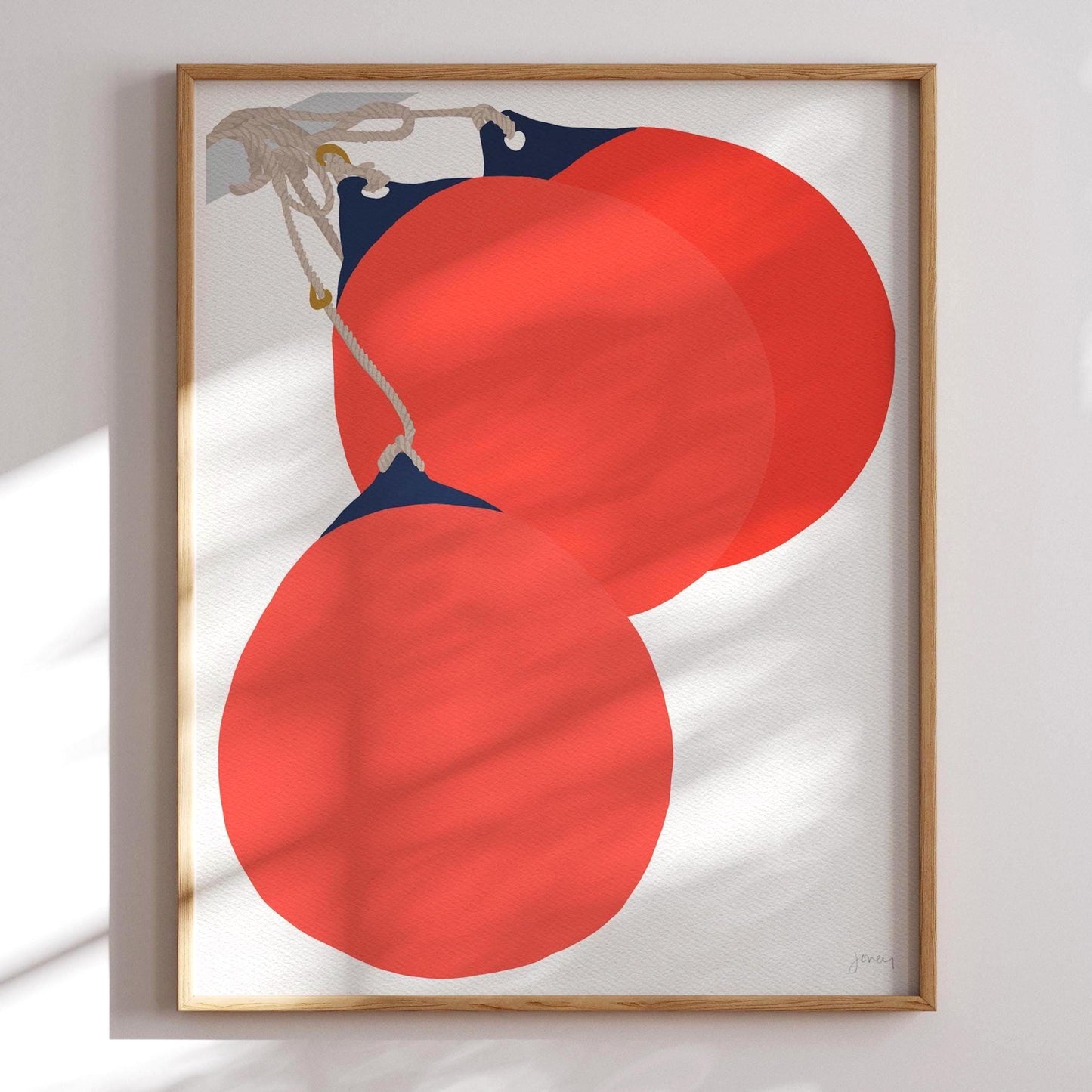 Boat Bumpers Art Print - Unframed or Framed - 240602