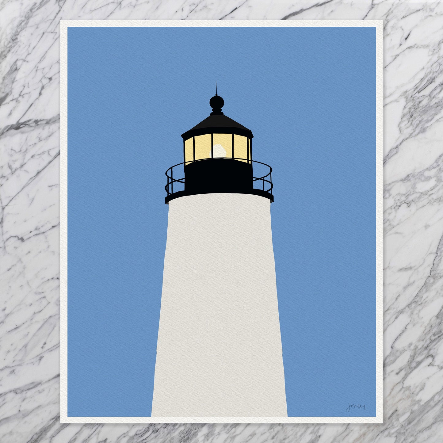 Pemaquid Lighthouse Art Print - Unframed or Framed - 240623