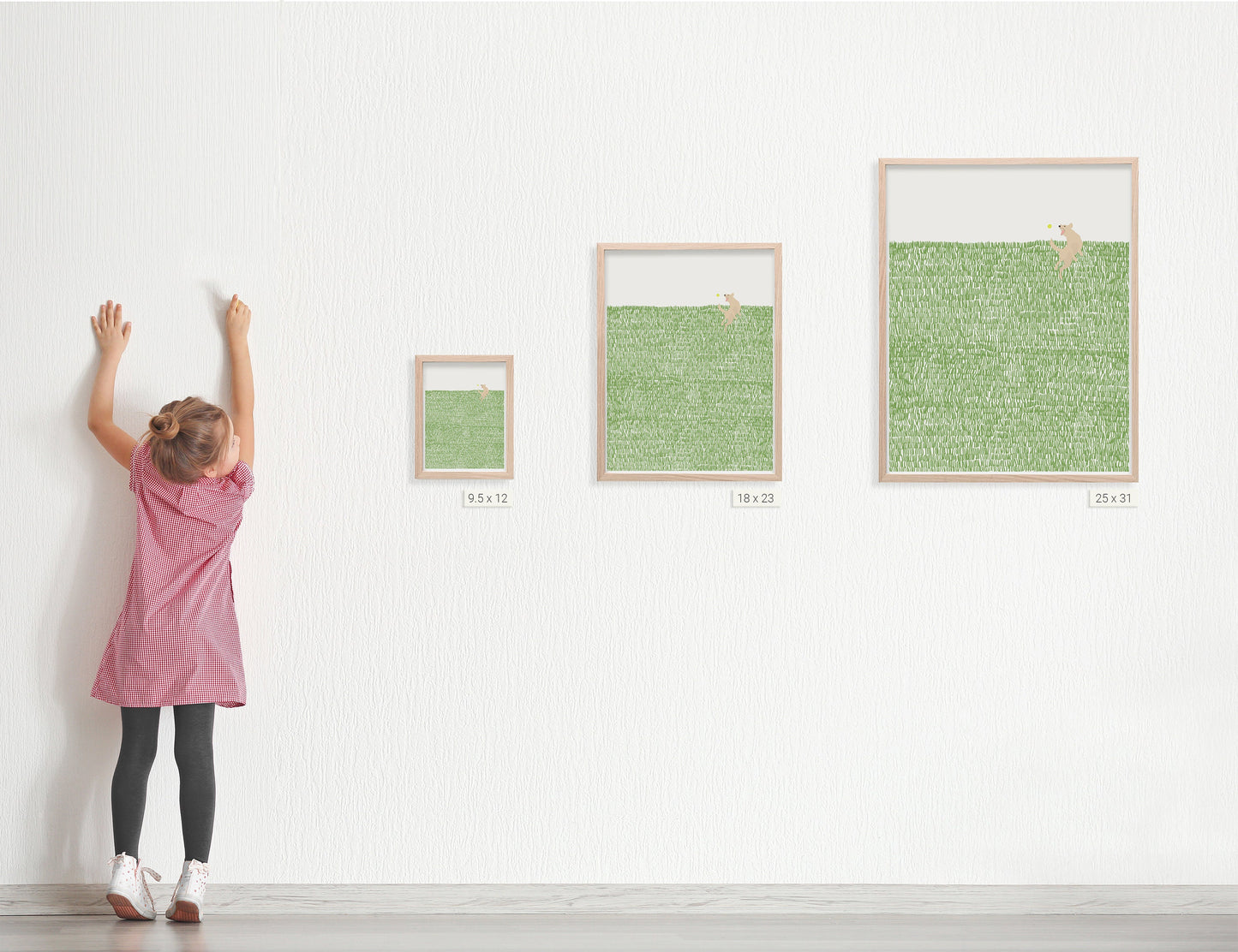 Golden Retriever in the Grass Art Print - Unframed or Framed - 140715