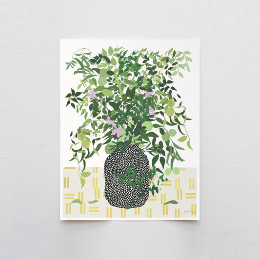 Crabapple Abstract Art Print - Unframed or Framed - Botanical Home Decor - 200509