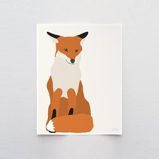 Red Fox Art Print - Unframed or Framed - 160107