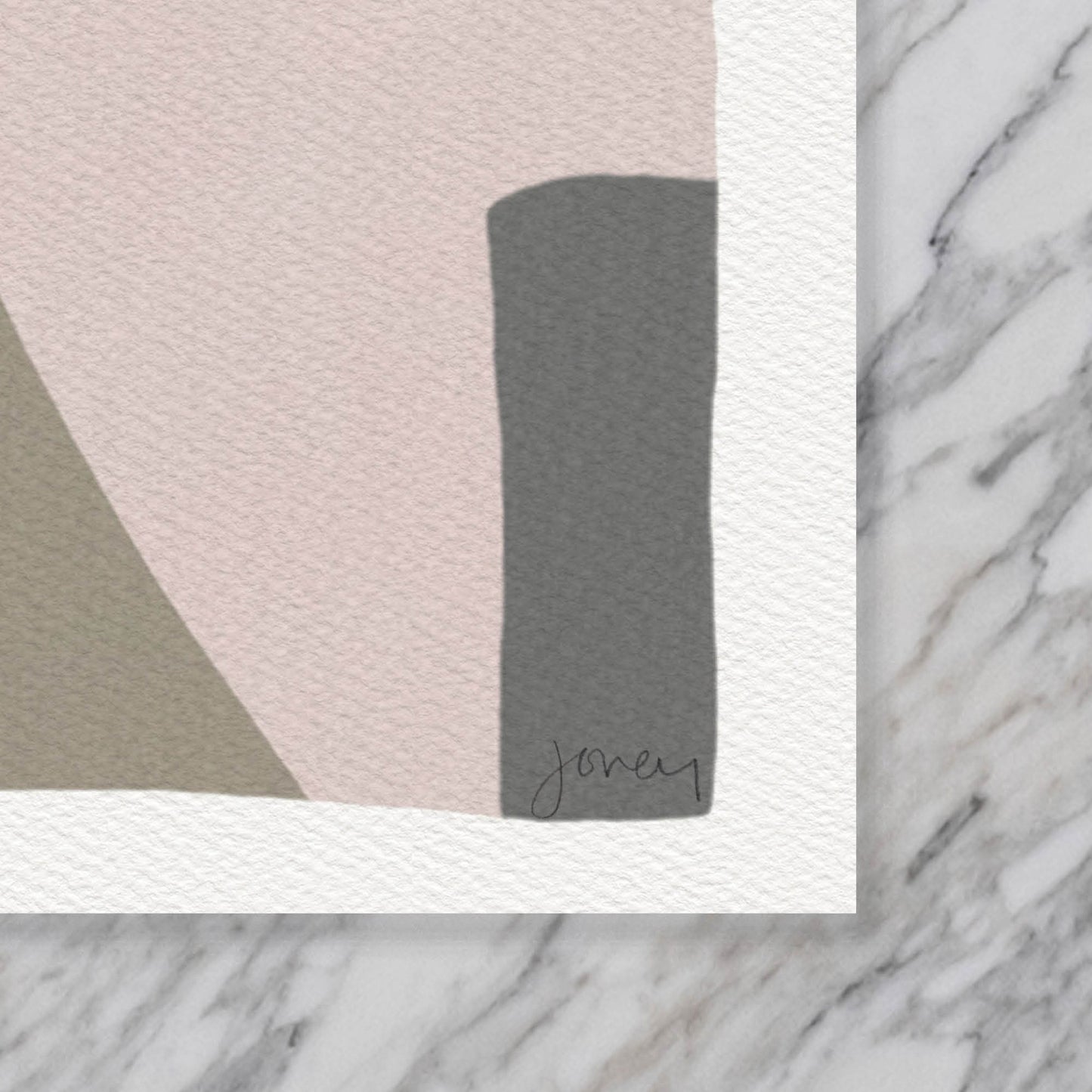 Abstract Shapes Art Print - Unframed or Framed - 180329