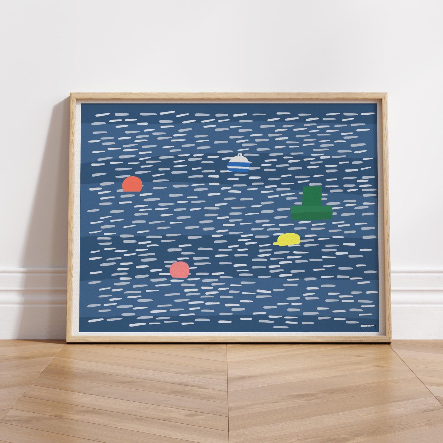 Spring Moorings Art Print - Signed by Jorey Hurley - 260412