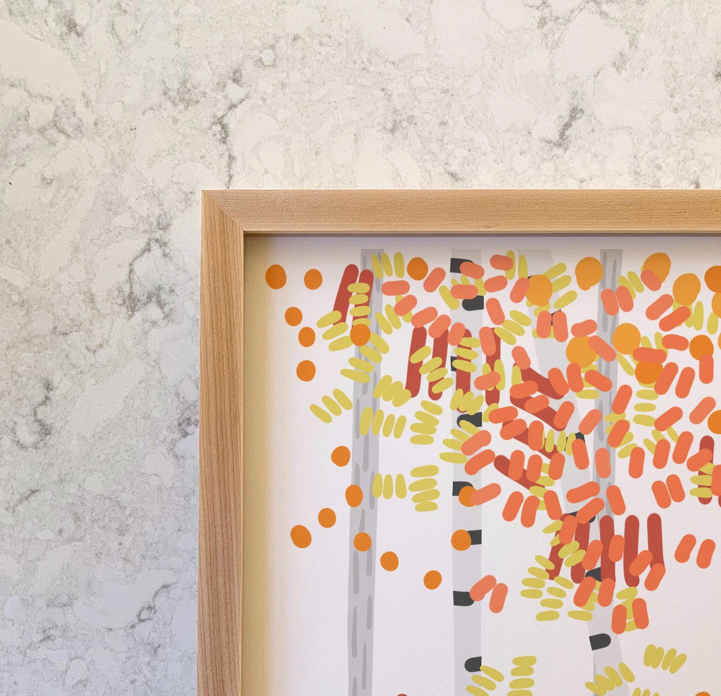 Owl in Fall Foliage Art Print - Signed by Jorey Hurley - 251130