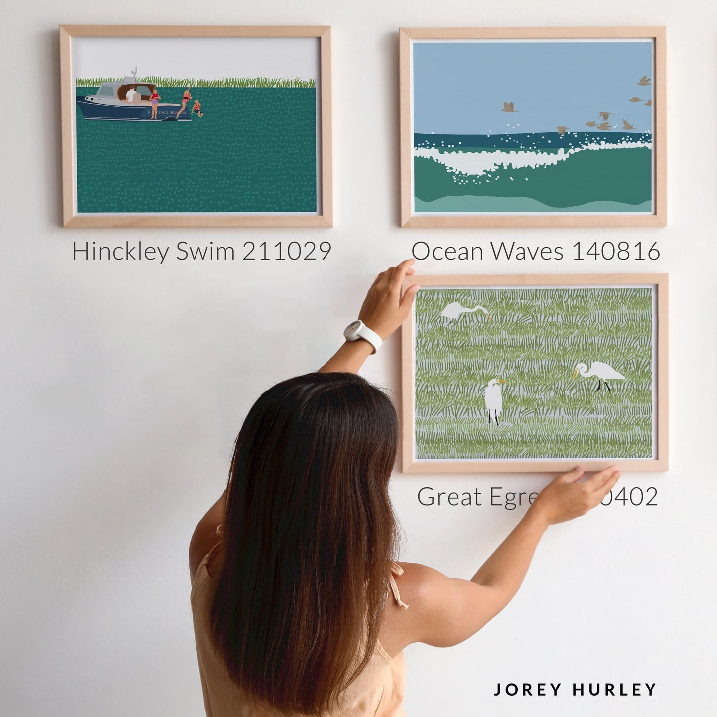 Hinckley Picnic Boat Swim - Unframed or Framed - 211029