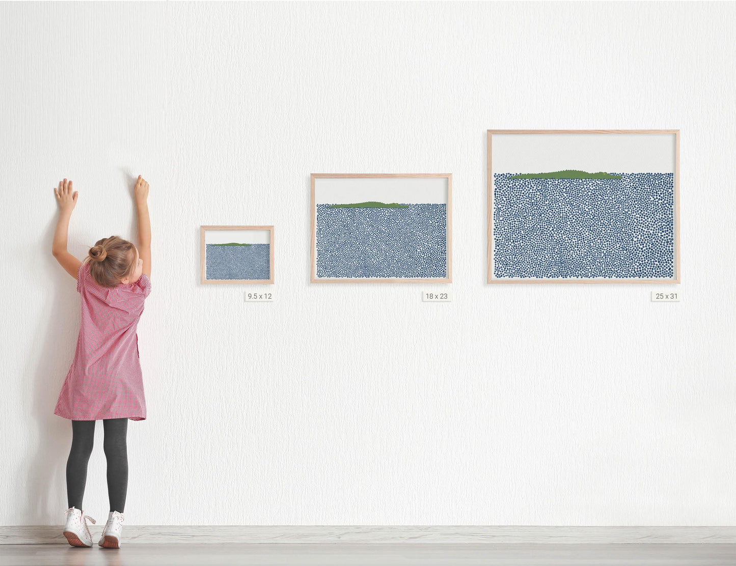 Gliding Crocodile Art Print - Unframed or Framed - 250212