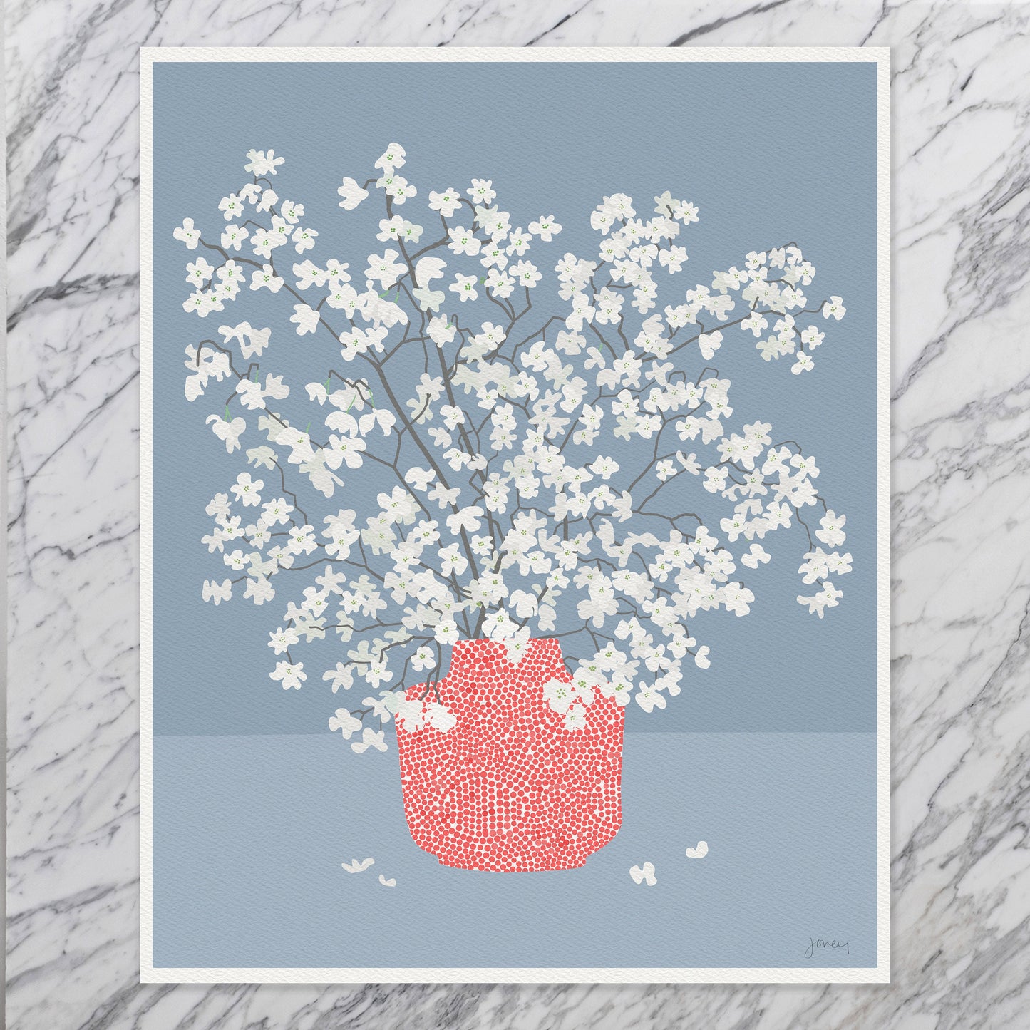 Dogwood Flower Art Print - Unframed or Framed - 200330
