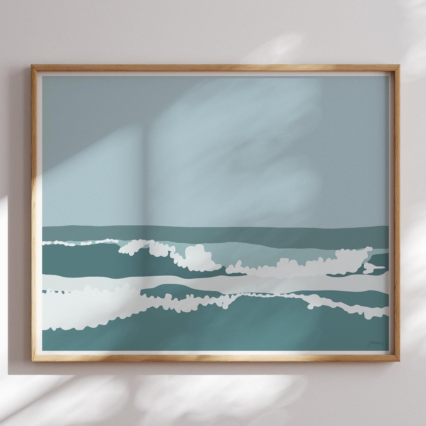 Beach Surf Break Art Print - Unframed or Framed - 160218