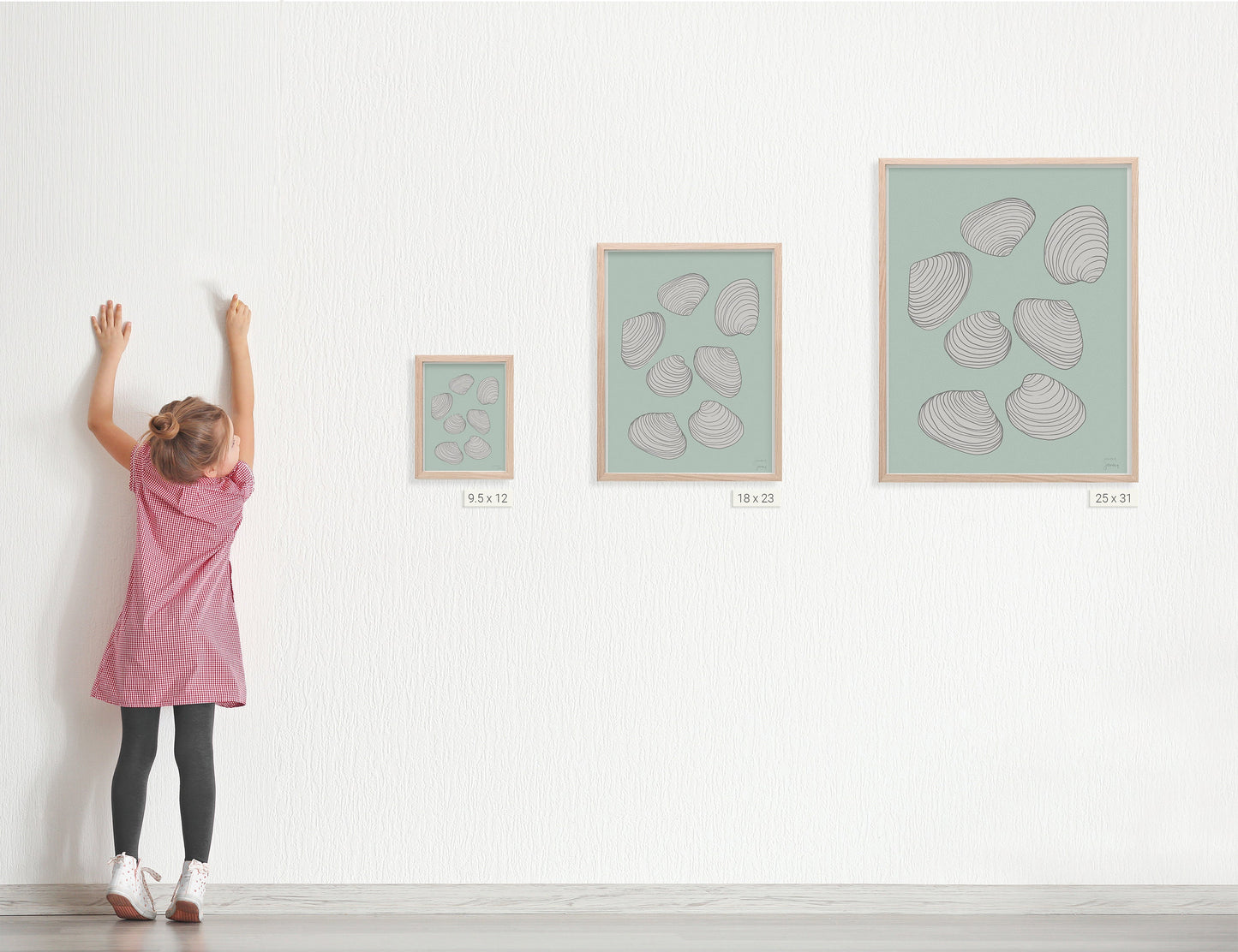 Clam Shells Art Print - Unframed or Framed - 130808